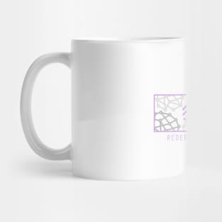 Think out of the box brain cartoon Mug